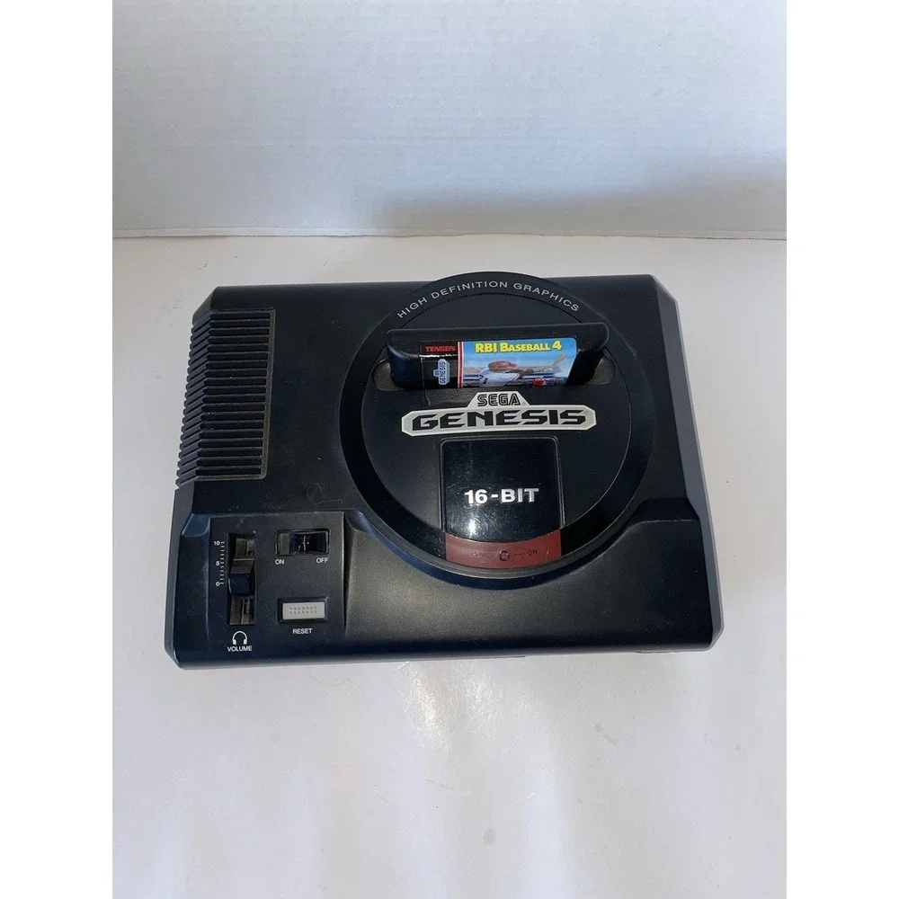 Sega Genesis 16-Bit High Definition Graphics Console & Game Parts Only Untested